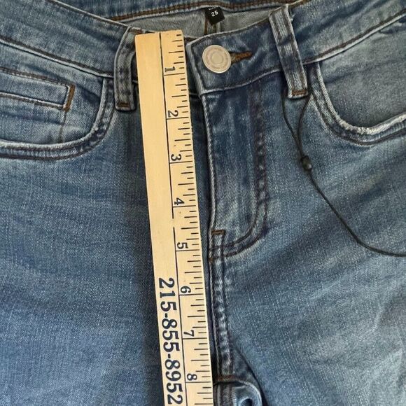 Prosperity Womens Jeans Size 25 Blue Mid Rise Ankle Stretch Skinny Denim NEW! - Picture 13 of 15